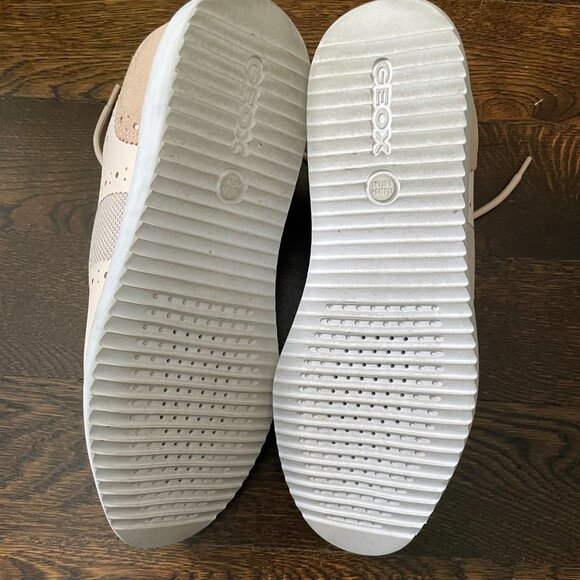 NEW Geox Respira Thymer Womens Pink Oxford Pale Pink Shoes-Sz.7 - Picture 4 of 11